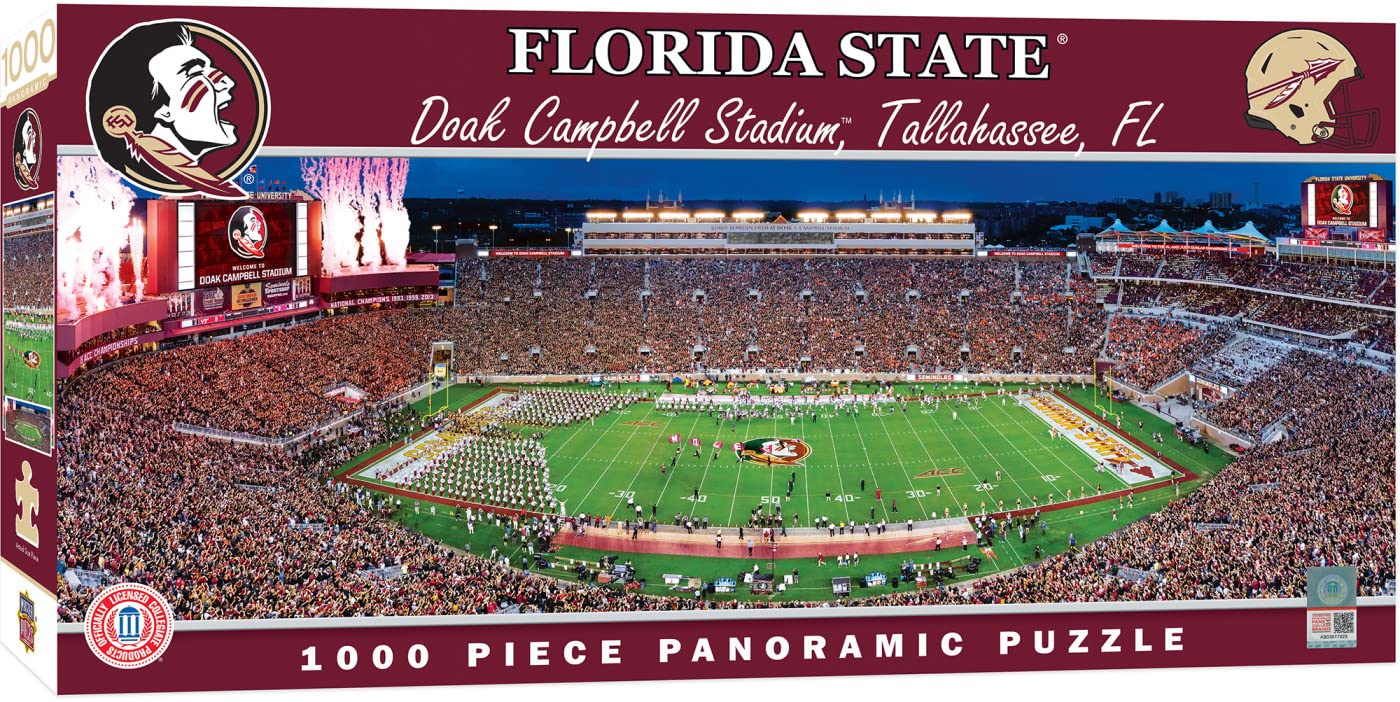 Florida State Seminoles Ncaa Stadium Panoramics 1000 - Center View