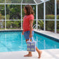 Driveway Games Inflatable Cornhole Set - Floating Bean Bags & Board for Pool, Lake - Blue - Model INFLTTS-GM-00118