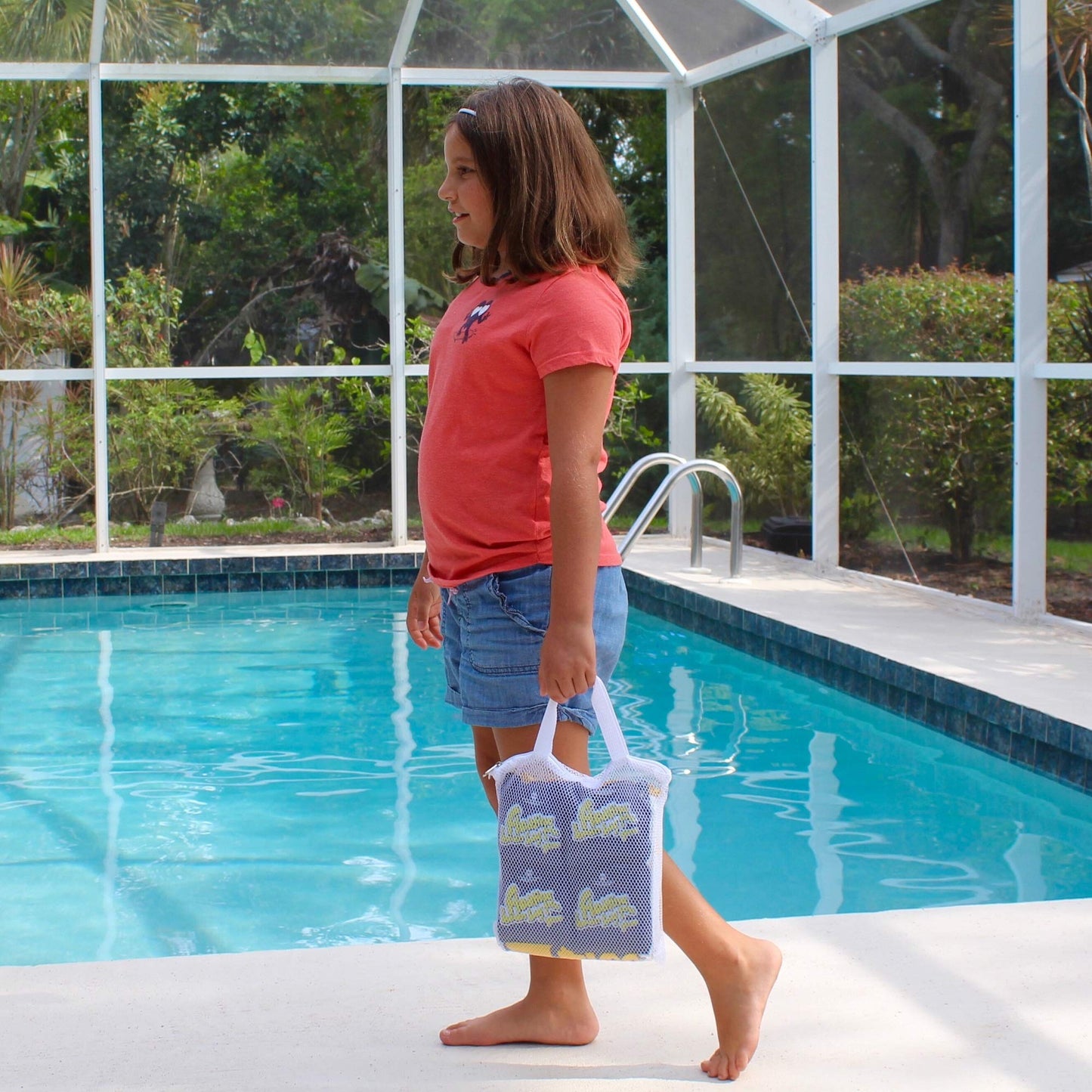 Driveway Games Inflatable Cornhole Set - Floating Bean Bags & Board for Pool, Lake - Blue - Model INFLTTS-GM-00118