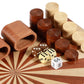 Syrace Wooden Folding Backgn Set - Large 15.75 (40cm)  Handcrafted Exquisite Design  Perfect for mature-themeds & Kids  Ideal for Backgn Enthusiasts
