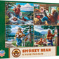 Masterpieces Puzzle Set - 4-Pack 100 Piece Jigsaw Puzzle For Kids - Smokey Bear 4-Pack - 8''X10''