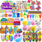 109 Pcs Premium Party Favors Toys For Kids,Assortment Mini Pop Fidget It Toys For All Ages Kids,Classroom Prizes,Treasure Chest,
