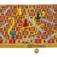 Professor Puzzle; Wooden Snakes & Ladders - Traditional/Classic Wooden Family Board Game Snakes And Ladders.