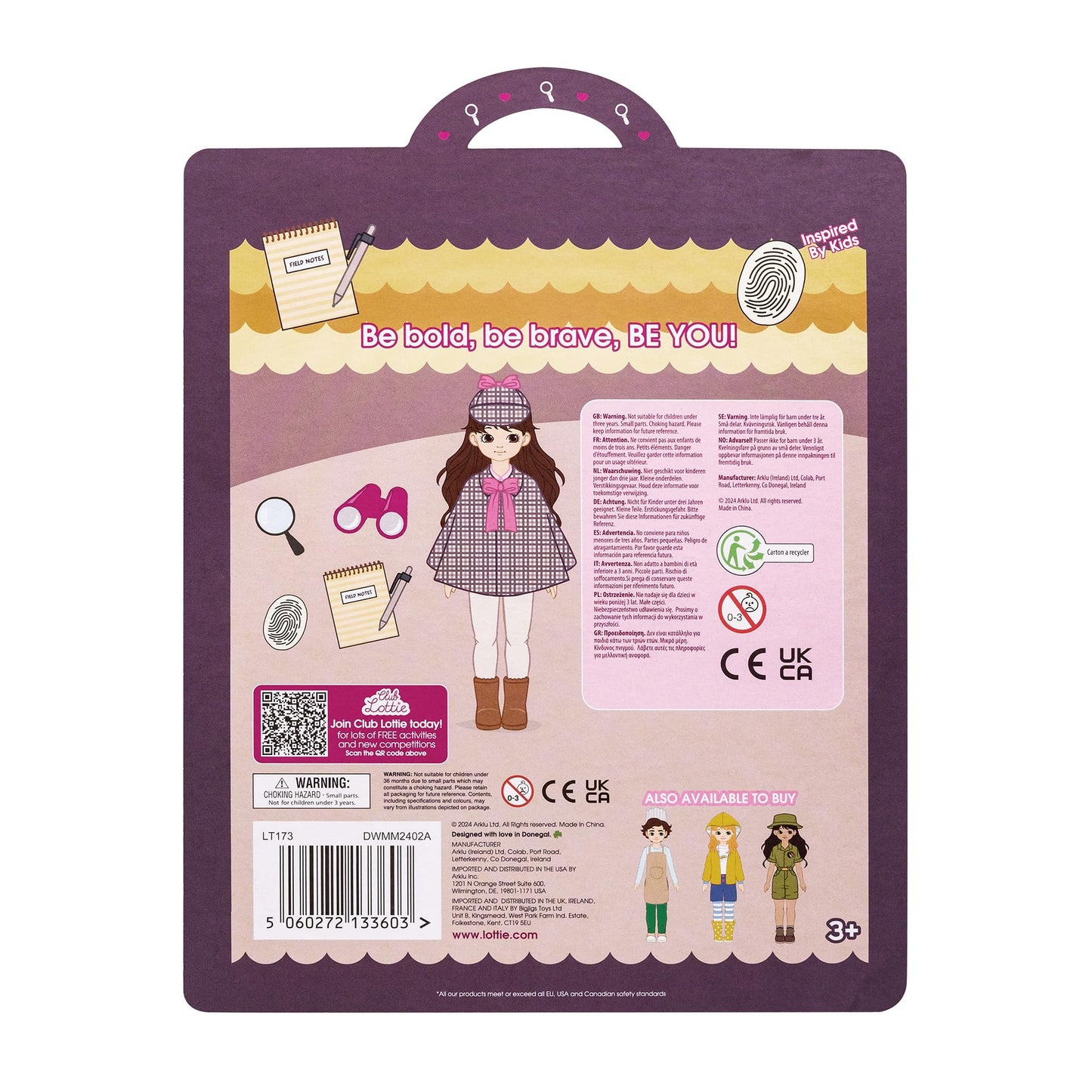 Lottie Mystery Solver Detective Outfit Set With Accessories