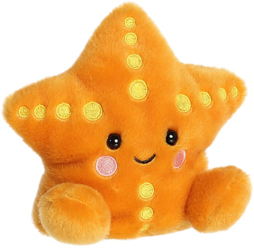 Aurora Adorable Palm Pals Treasure Starfish Stuffed Animal - Pocket-Sized Play - Collectable Fun - Orange 5 Inches