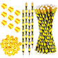 Tinlade 72 Pcs Sports Pencils And Erasers For Kids Fun Wooden Pencils For Kids Boys Sports Themed Birthday Party Favors Students Stationery Party School Office Supplies(Softball)