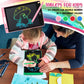 Zhehao 24 Pieces Lcd Writing Tablet Doodle Board 8.5 Inch Colorful Reusable Screen Board Pad Reusable Drawing Writing Learning E