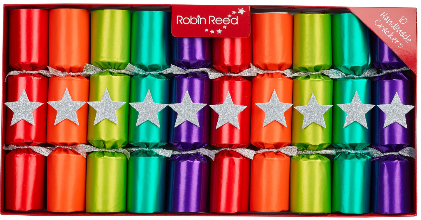 Robin Reed Bright Coloured foil Party Favors - Ideal for Any Party. 10 x 8.5 inch - with Crowns and Toys