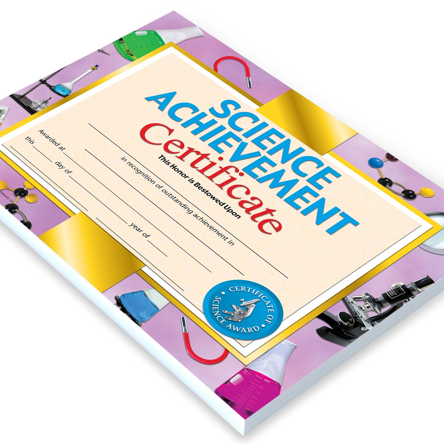 Hayes Science Achievement Certificate, 8.5'' X 11'', Pack Of 30