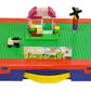 Lego-Compatible Fun For Life Organizer Case With Building Plate(Green / Blue)- Fun For Life Is Pefect Lego Compatible Storage Case Fits Up To Approx 1000 Lego Parts