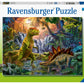 Ravensburger Prehistoric Oasis 100 Piece Xxl Jigsaw Puzzle For Kids - 12888 - Every Piece Is Unique, Pieces Fit Together Perfectly