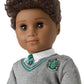 American Girl 18-inch Harry Potter Doll Slytherin Outfit, Gray/Green/Silver Sweater, Tie, Scarf - Model HLH33, Ages 6+