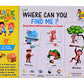 Olympia Games and Toys Back to School Series 27 Puzzle Set (Educatinal SelfCorrecting 3 Pieces Puzzle) for 4+ Age Kids (Where C