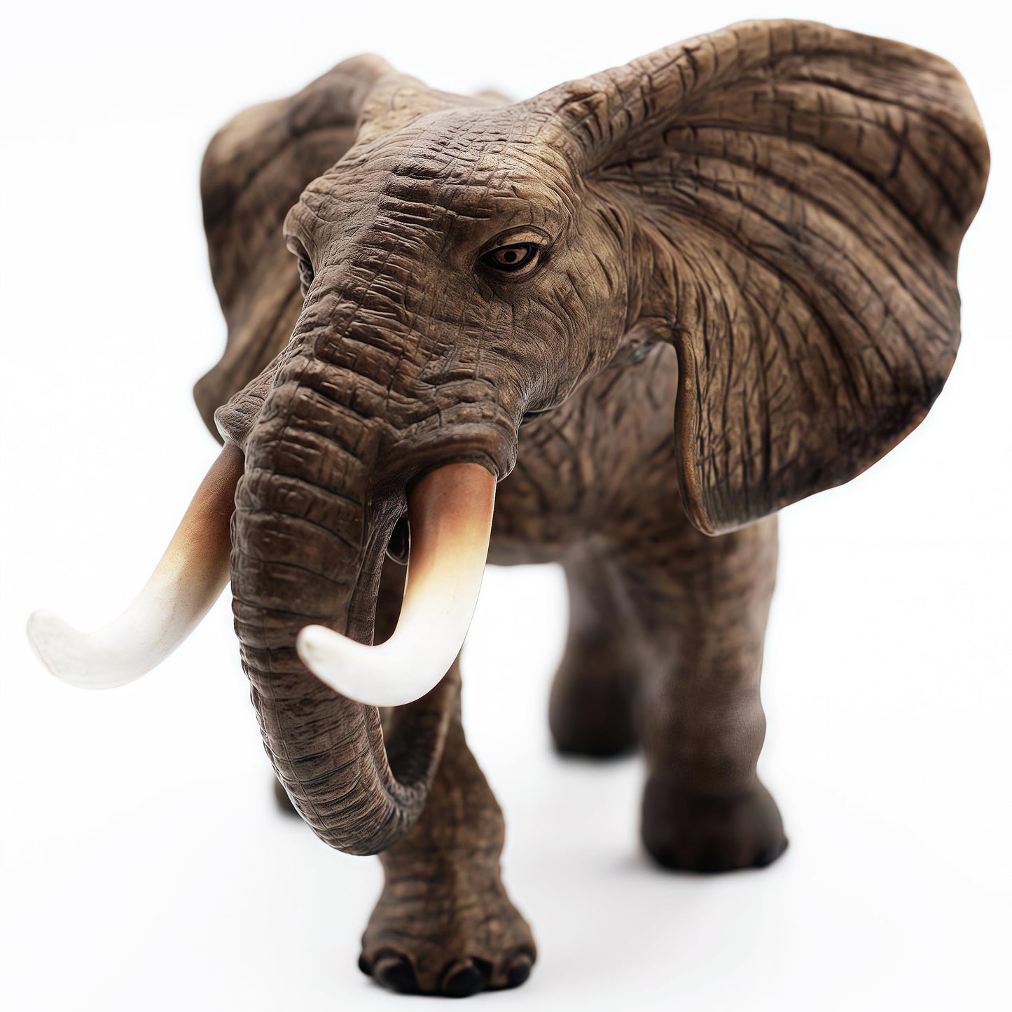 Gemini&Genius Elephant Toy For Kid, Safari Animal Toy, Realistic 7' Large Elephant Action Figure Toy, Wild Life Toys, Great Gift, Collection, Cake Topper, Storytelling Prop And Decor For Kids