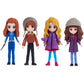 Wizarding World Magical Minis Hogsmeade Collector Set - 7 Figures, Plastic, Ages 6+, Model 6065055
