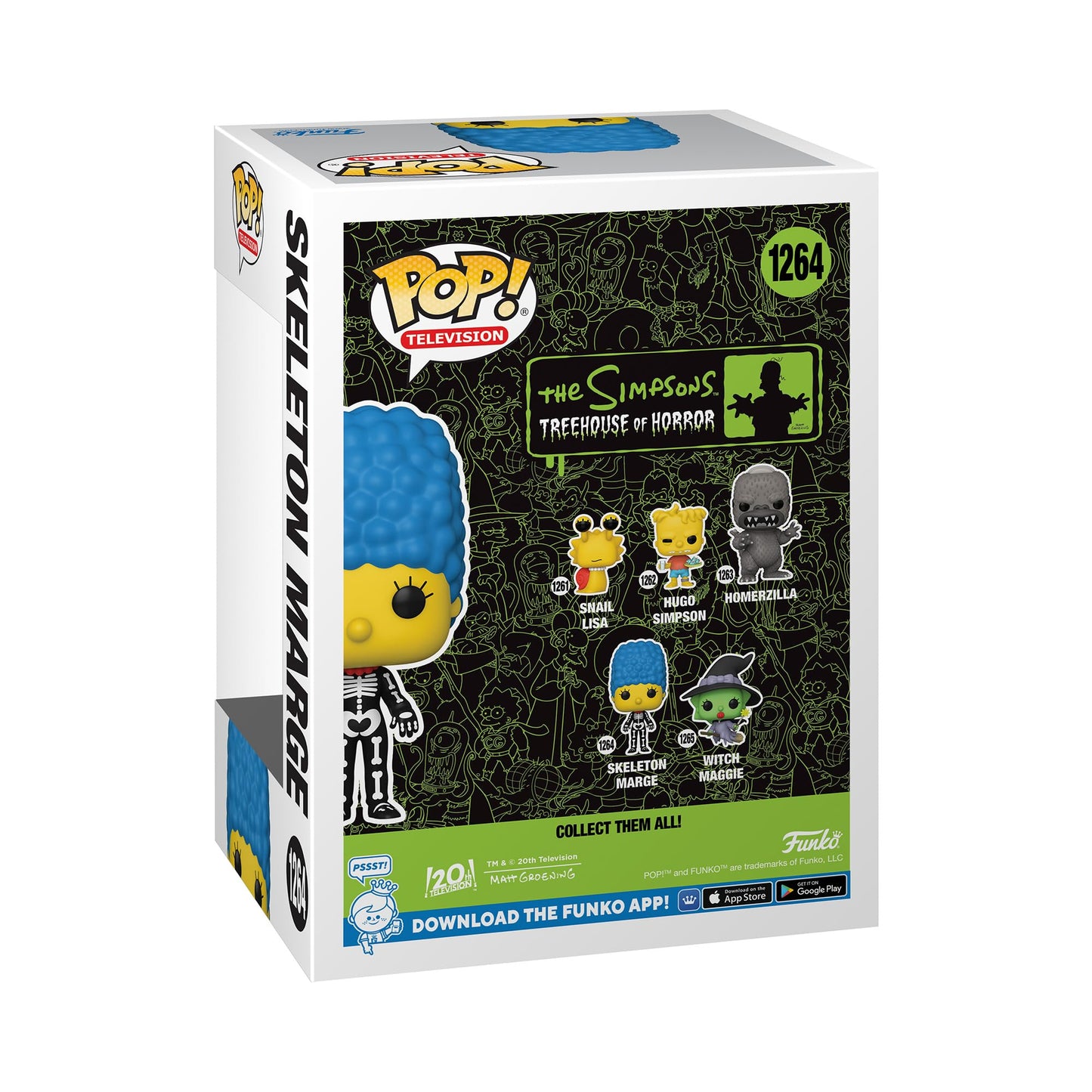 Funko Pop! Tv: Simpsons S9- Skeleton Marge Simpson - The Simpsons - Collectable Vinyl Figure - Gift Idea - Official Merchandise - For Kids & Adults - Tv Fans - Model Figure For Collectors And Display