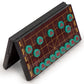 Yellow Mountain Imports Xiangqi Magnetic Travel Chess Set - 12.8" Brown Board with Jade-Colored Pieces, Model XX-CC001-A
