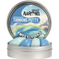 Crazy AaronS Thinking Putty  Hypercolor: Emerald Sky  Fidget Toy For All Ages  Stretch, Change, Play And Create  Heatchang