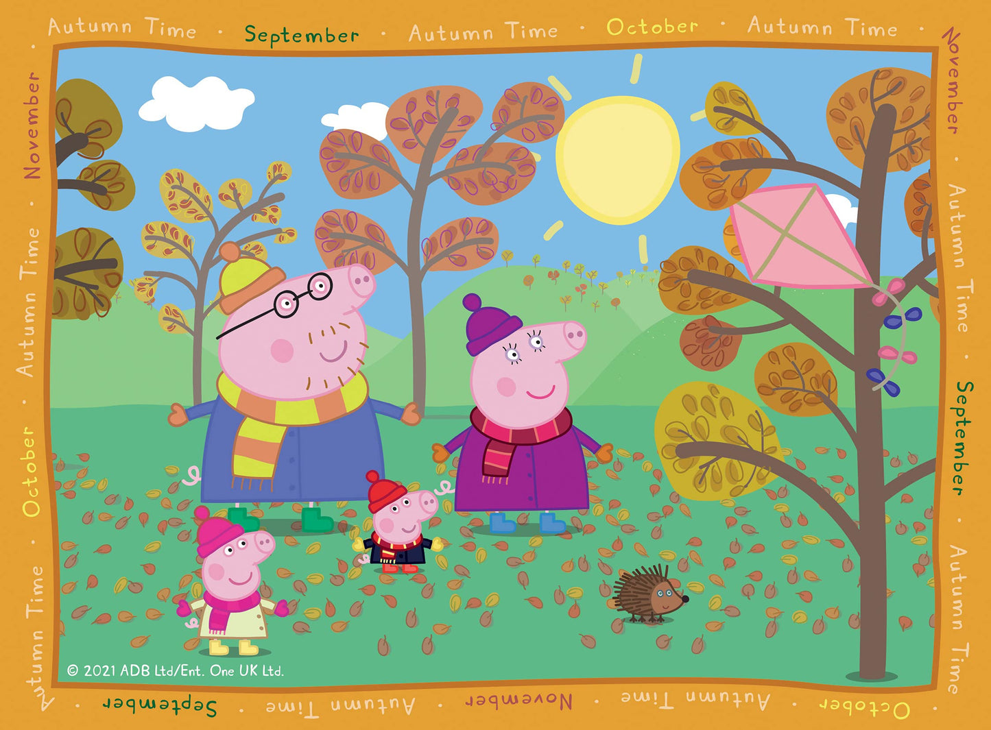 Ravensburger Peppa Pig Four Seasons 4 In Box (12, 16, 20, 24 Pieces) Jigsaw Puzzles For Kids Age 3 Years Up