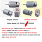 Vitalkos 2 Pcs 24V Rs555 Enhanced Gearbox, 40000Rpm Motor Replacement For 24 Volt Utv Big Kids Ride On Car Motorcycles High Spee