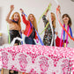 Let'S Go Girls Tablecloths, 3 Pcs Cowgirl Birthday Party Supplies Rectangle Table Covers Disposable Disco Cowgirl Party Tableclo