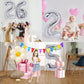 40 Inch Number 17 Balloon Silver Jumbo Giant Big Large Number 17 Foil Mylar Silver Balloons 71Th Birthday Party Anniversary Deco