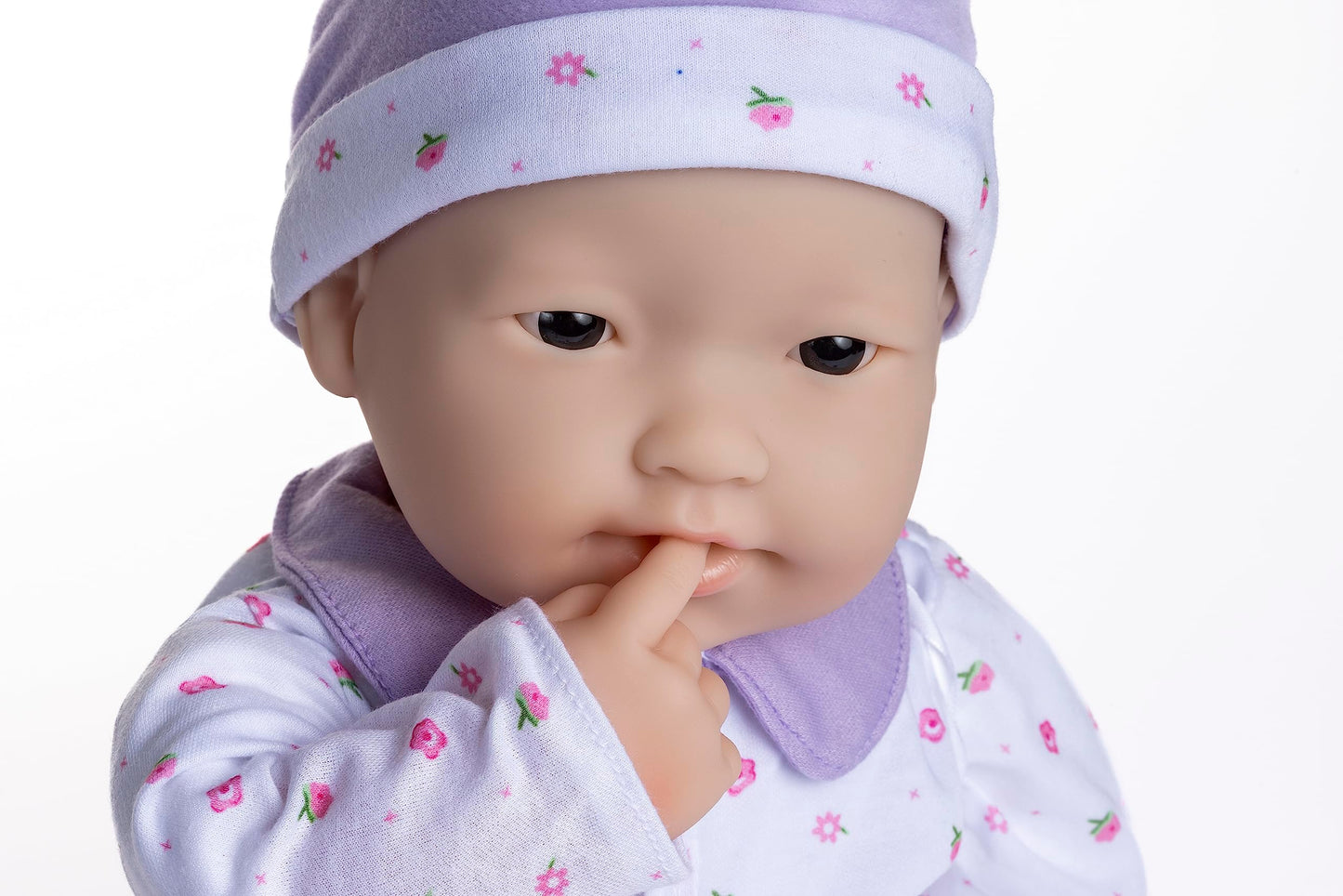 JC Toys La Baby 20-Inch Soft Body Baby Doll, Asian Purple, Washable, Removable Outfit, Model 15342, For Children 2 Years +