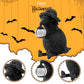 Zhongxin Made Crow Plush Toy - Luminous Crow Stuffed Animals 10In, Cute Crow Bird Raven Animal Dolls, Gift Toys For Kids Birthda