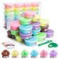 Yastant Easter Slime Kit For Girls And Boys, Safe And Fluffy Slime For Kids, Stress Relief Kids Slime Kits For Toddlers, Easter Gifts For Kids Classroom Pack Of 24