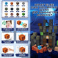 Graceduck 60Pcs Magnetic Blocks For Toddlers Toys: Build Magnetic Dark Castle Set - Magnetic Construction Cube Toys - Montessori Sensory Toys For Toddlers 3 4 5 6 7 8 9 10 Year Old Girls Boys