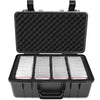Ouutmee Graded Card Case - Storage Box For 120+ Psa, Csg, Bgs, Sgc Graded Sports Trading Cards With 6 Eva Foam