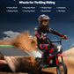 Elemara Electric Dirt Bike For Kids,15.5 Mph & 150Lb Max, 350W Kids Motorcycle With Music & Bluetooth,Chain-Driven Motor, Twist-