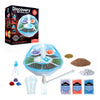Discovery DIY Light-Up LED Terrarium - Plants & Crystals Geodome Grow Kit  3 Colorful Crystal Formations  Rye Grass  Education STEM Activity Set  Indoor Science Experiment  Chemistry Gift
