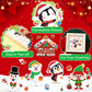 DECYOOL 36 Sheets Christmas Stickers, Christmas Make a Face Stickers Make Your Own Christmas Stickers Santa Snowman Xmas Holiday