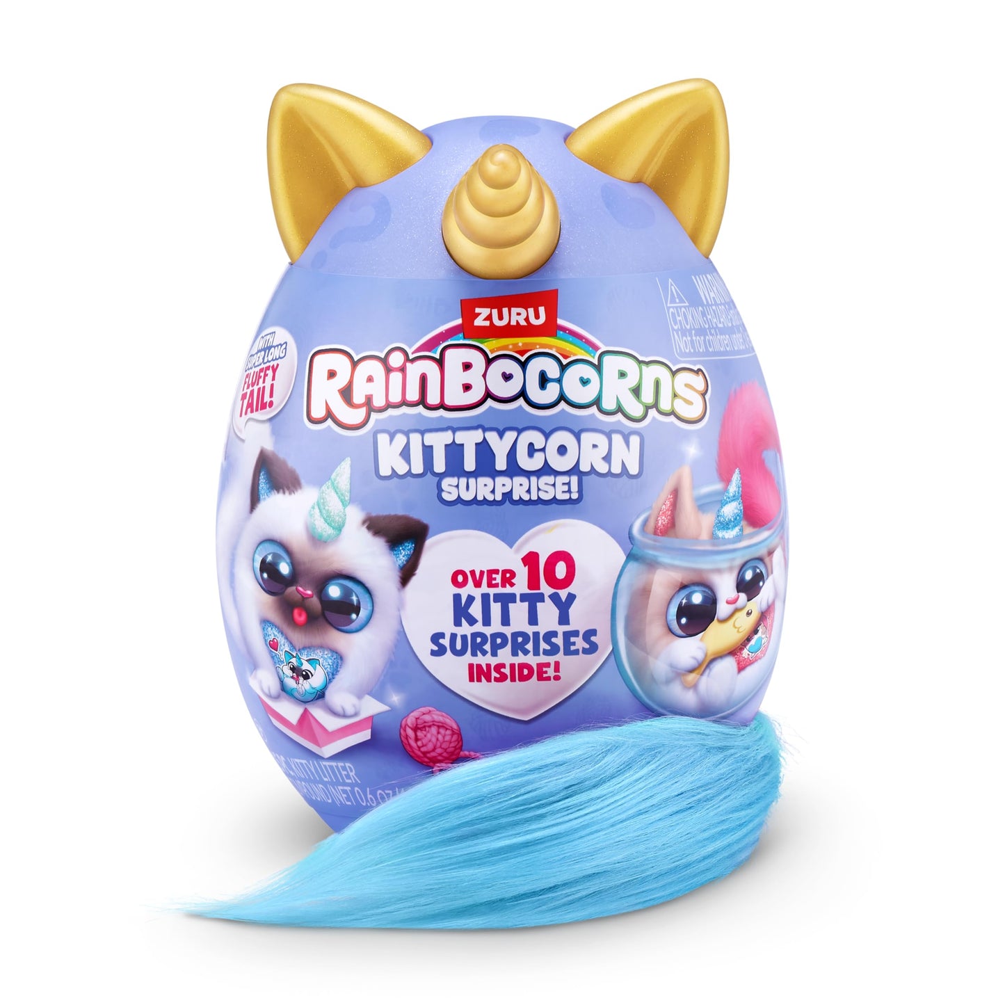 Rainbocorns Kittycorn Surprise Series 3 Plush Toy - Collectible Stuffed Animal, Maine Color, Model 92104B