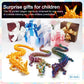 Rwsefk 30 In 3D Printed Dragon, 30Inch Dragon,3D Dragon Toy,Large Dragon Present,Ariculated Crystal Dragon(Gold)