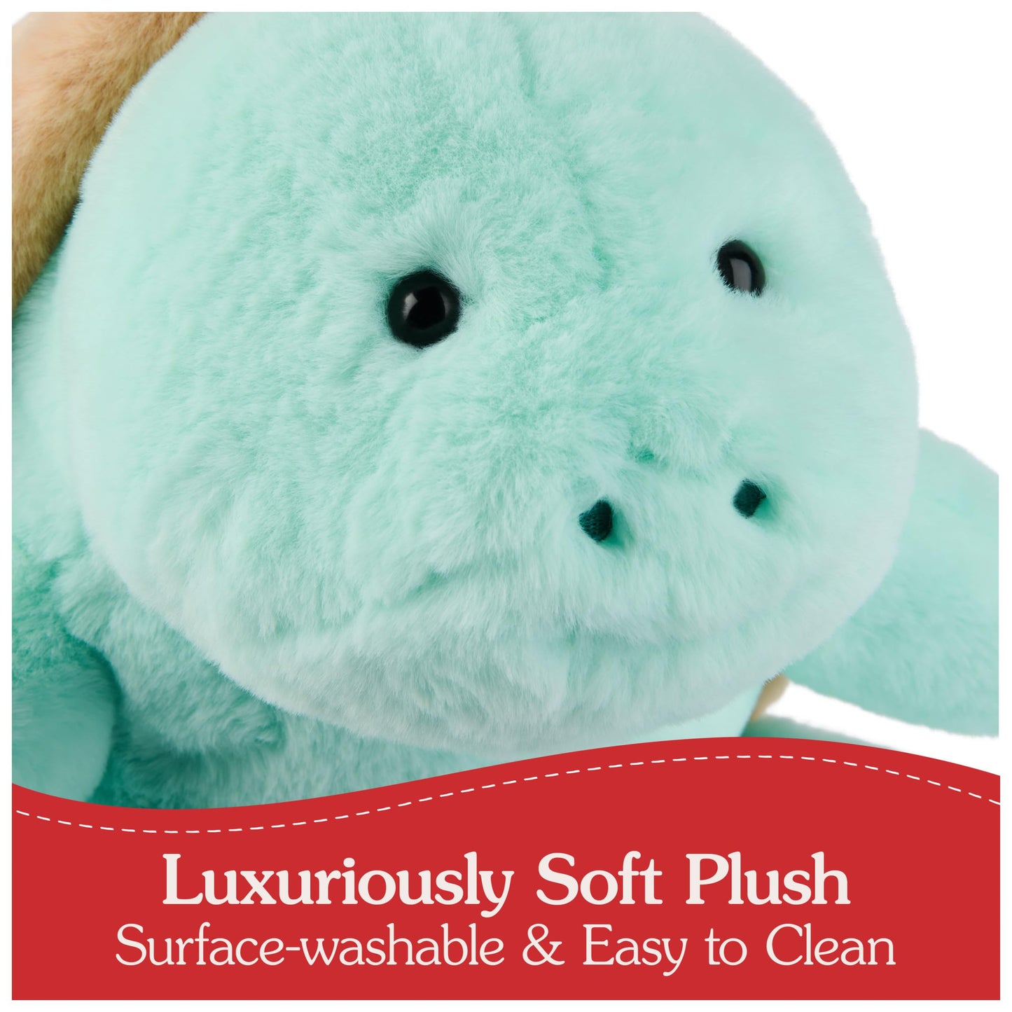 GUND Sprout Sea Turtle Plush  enhanced Stuffed Animal for Ages 1 and Up  Green/Brown  10