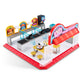 Mini Brands Foodie Series 2 Food Court Playset - Includes Exclusive Mini, Plastic, Model 77263-S2, Perfect for Role Play & Display