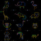 Lllumipeg Zoo Refill Templates For Basic Fun Lite Brite Magic Screen Retro Style (12 Sheets, 6X8)