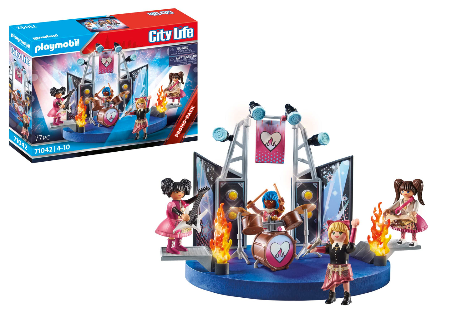 Playmobil Music Band Toy - Multicolor, One Size, Plastic, Model 71042