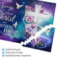 TREKTOTS Christian Jigsaw Puzzle 1000 Pieces, Wooden Shining Cross & Philippians 4:13, Silver, Faith-Based Gift for Adults