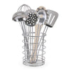 Melissa & Doug Stir And Serve Cooking Utensils (7 Pcs) - Stainless Steel And Wood
