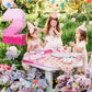 Sratte Number Piñata Number Birthday Piñata Decorations Gradient Pink Piñata With Stick Blindfold Confetti For Girls Boys Birthday Anniversary Party Decorations Supplies(Number 2)