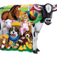 Masterpieces 100 Piece Shaped Jigsaw Puzzle For Kids - Farm Friends - 14''X19''