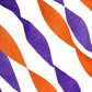 Purple and Orange Crepe Paper Streamers (2 Rolls Each), Made in USA
