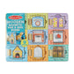 Melissa & Doug Wooden Activity Board with Magnets, Multi-color, Model 474, 1 EA