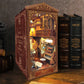 Book Nook Kit - Diy Miniature Model Wooden Dollhouse Booknook With Led Light For Adults Teen, Building Mini Puzzle Toy Bookends
