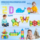 Magnetic Tiles Toddler Building Blocks Toys  Magnet Montessori Kids Toys for 3+ Year Old Boys and Girls  Preschool Learning Sensory STEM Education Gift Games  Birthday Gifts Idea for Kids Toddlers.