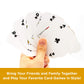 Pug-Shaped Playing Cards | 52 Card Deck + 2 Jokers