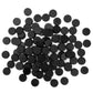 100Pcs 28.5Mm/1.12Inch Textured Plastic Black Round Miniature Bases, Model Base For Gaming Miniatures Or Wargames Table Top Game